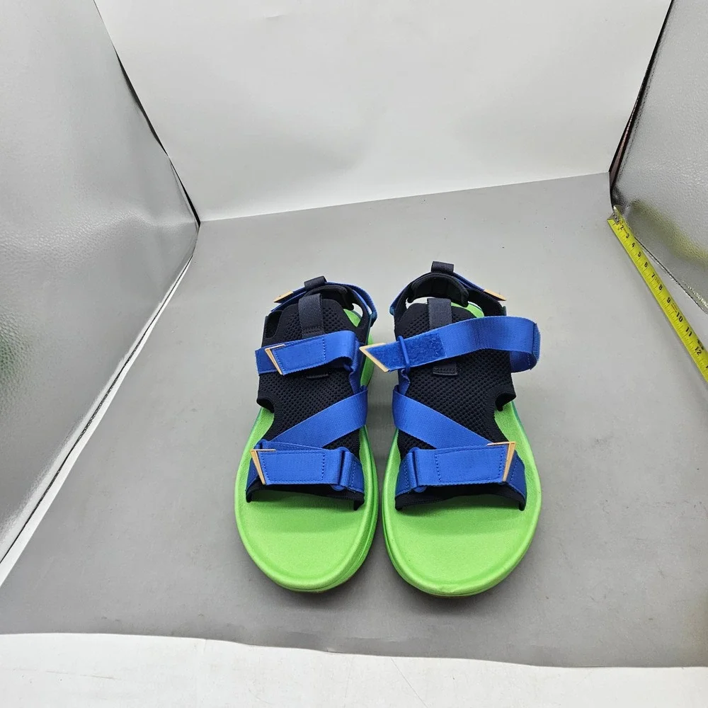 Teva Aventrail Hiking Sandals Mens 10 Total Eclipse Green Flash Blue 1141824